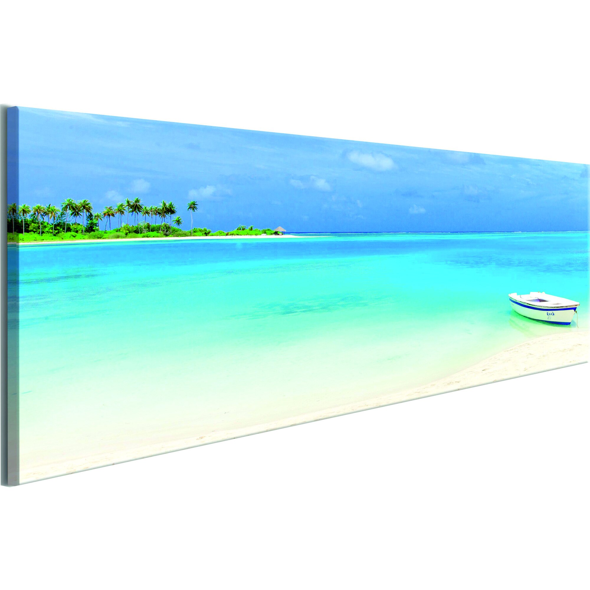 Tablou canvas - Paradisul Azur - 120 x 40 cm