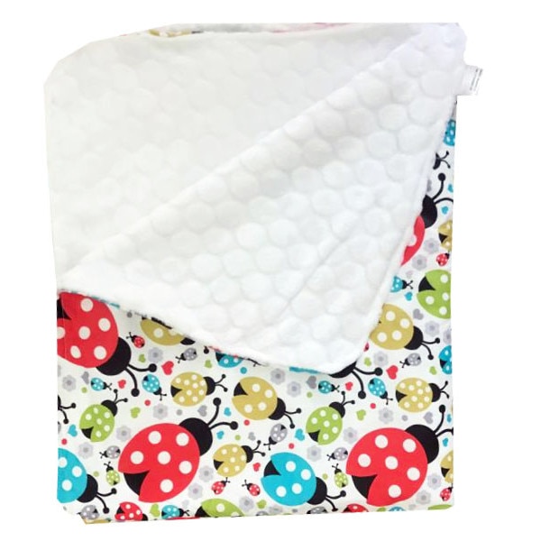 Paturica dubla bumbac - cocolino Deseda Buburuze colorate