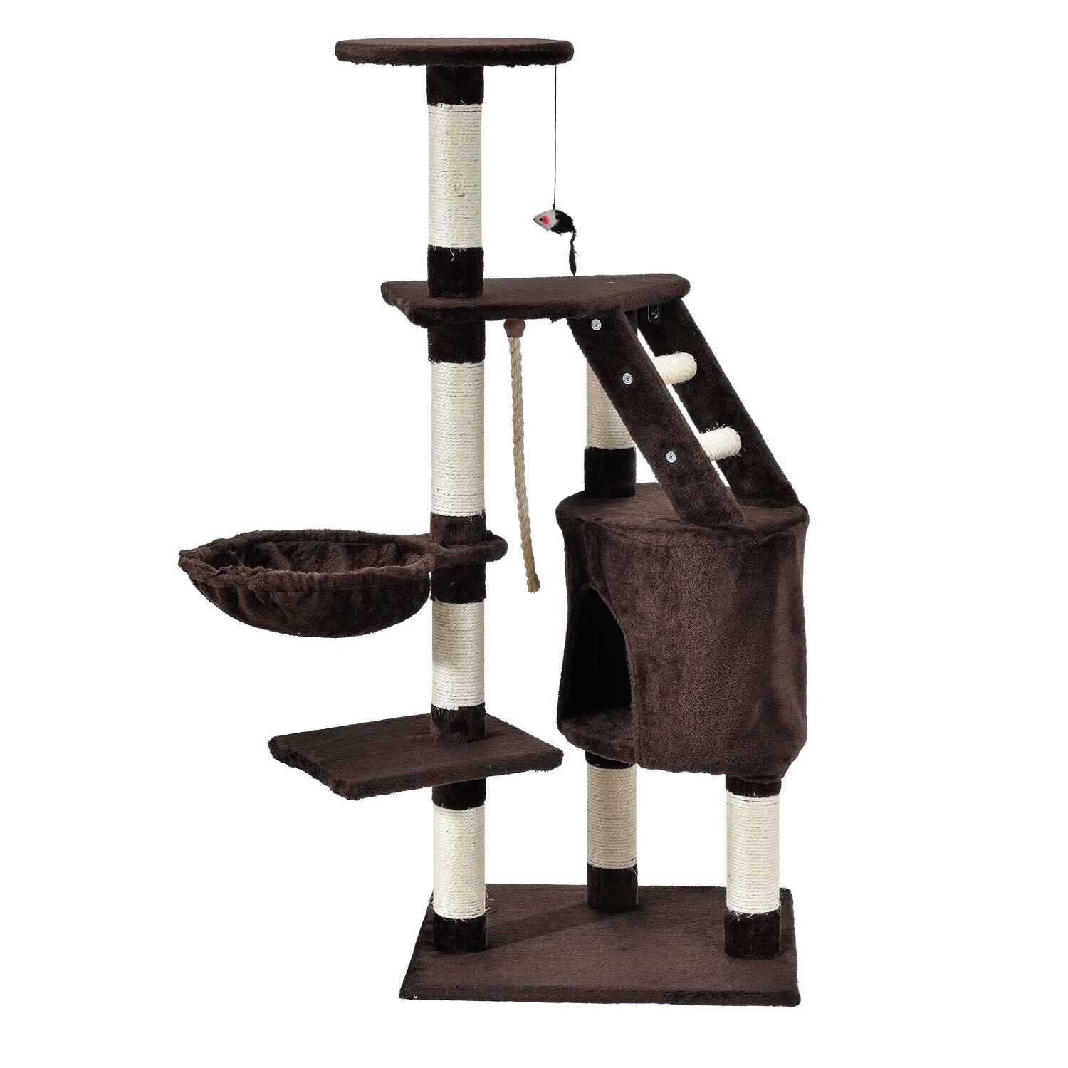 Ansamblu joaca pentru pisici,Buffy maro,50x40x118