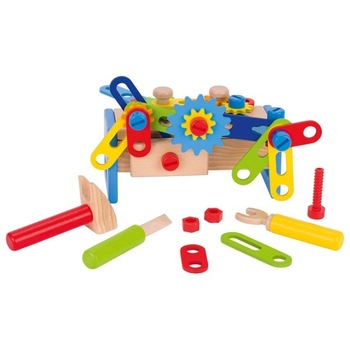 Banc de lucru cu accesorii GOKI 22.5 x 10.5 x 10 cm. Banc de lucru cu accesorii GOKI 22.5 x 10.5 x 10 cm.