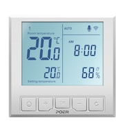 Termostat inteligent de pardoseala POER Smart cu comenzi vocale Google Home si Alexa prin internet