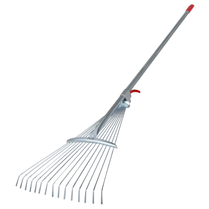 Регулируемо гребло Evotools, С гъвкави зъби, Метална дръжка 1,5 м
