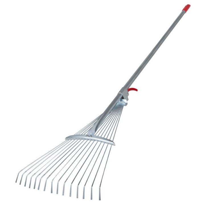 Grebla Dinti Flexibili Reglabili cu Coada Metalica 1.5 m Evotools