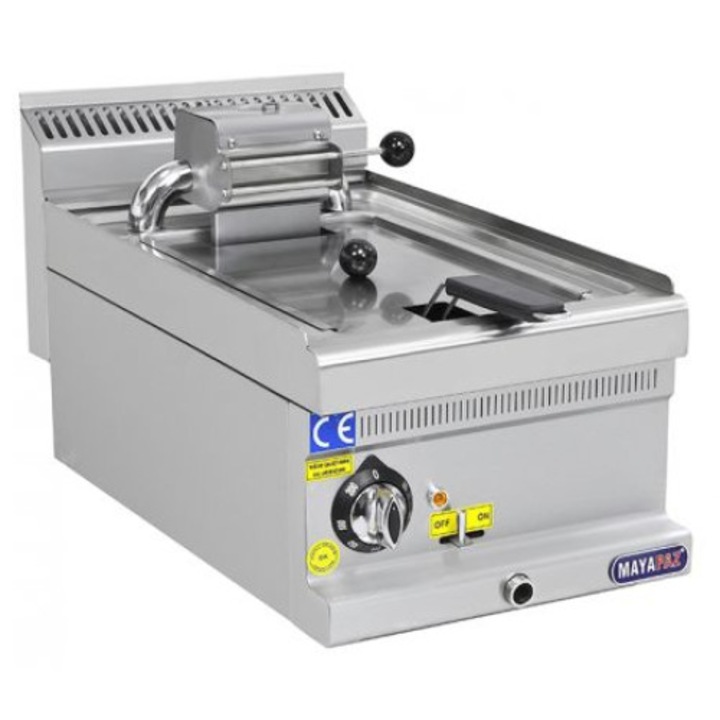 Friteuza electrica profesionala Moratti, 8 litri, 400 V, 7.5 kW , total inox