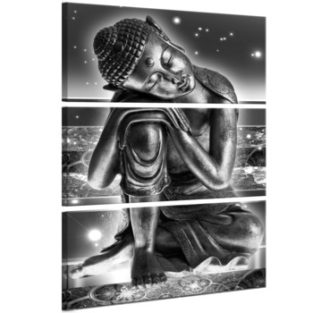 Tablou canvas 3 piese - Fanteziile lui Buddha - 60 x 90 cm Tablou canvas 3 piese - Fanteziile lui Buddha - 60 x 90 cm
