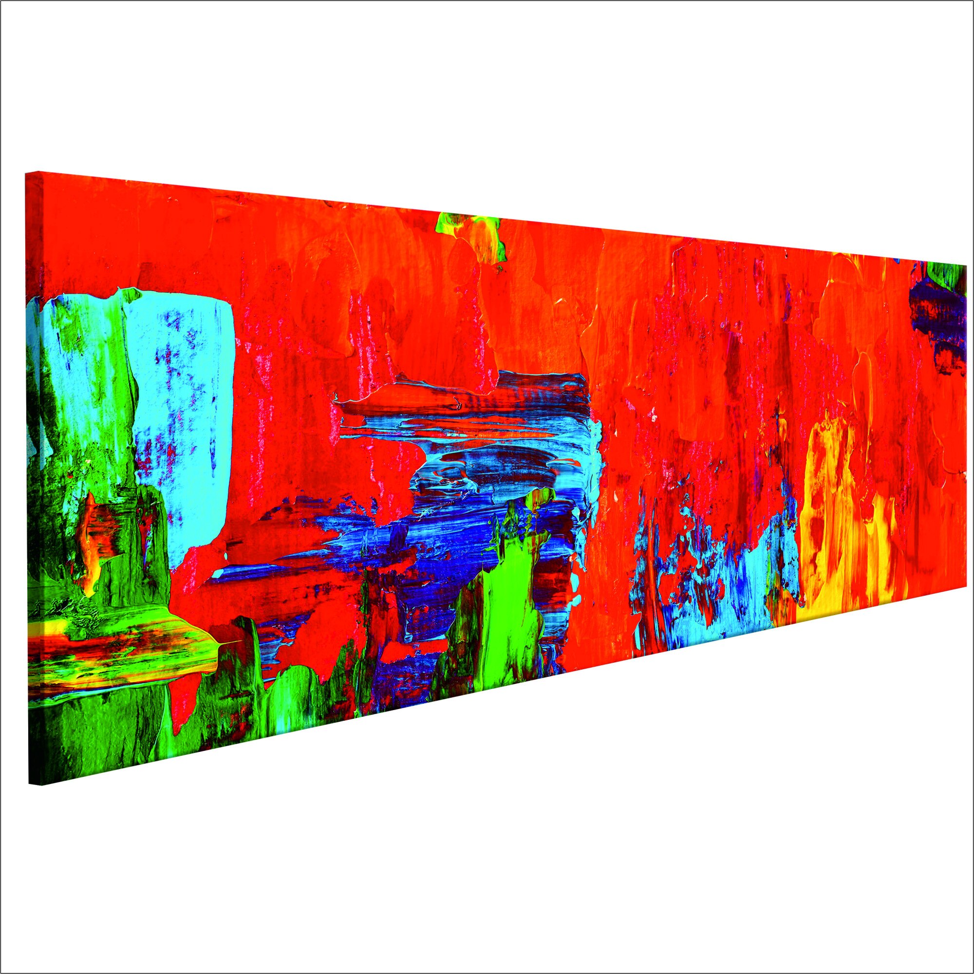 Tablou canvas - Fantezie aprinsa - 120 x 40 cm