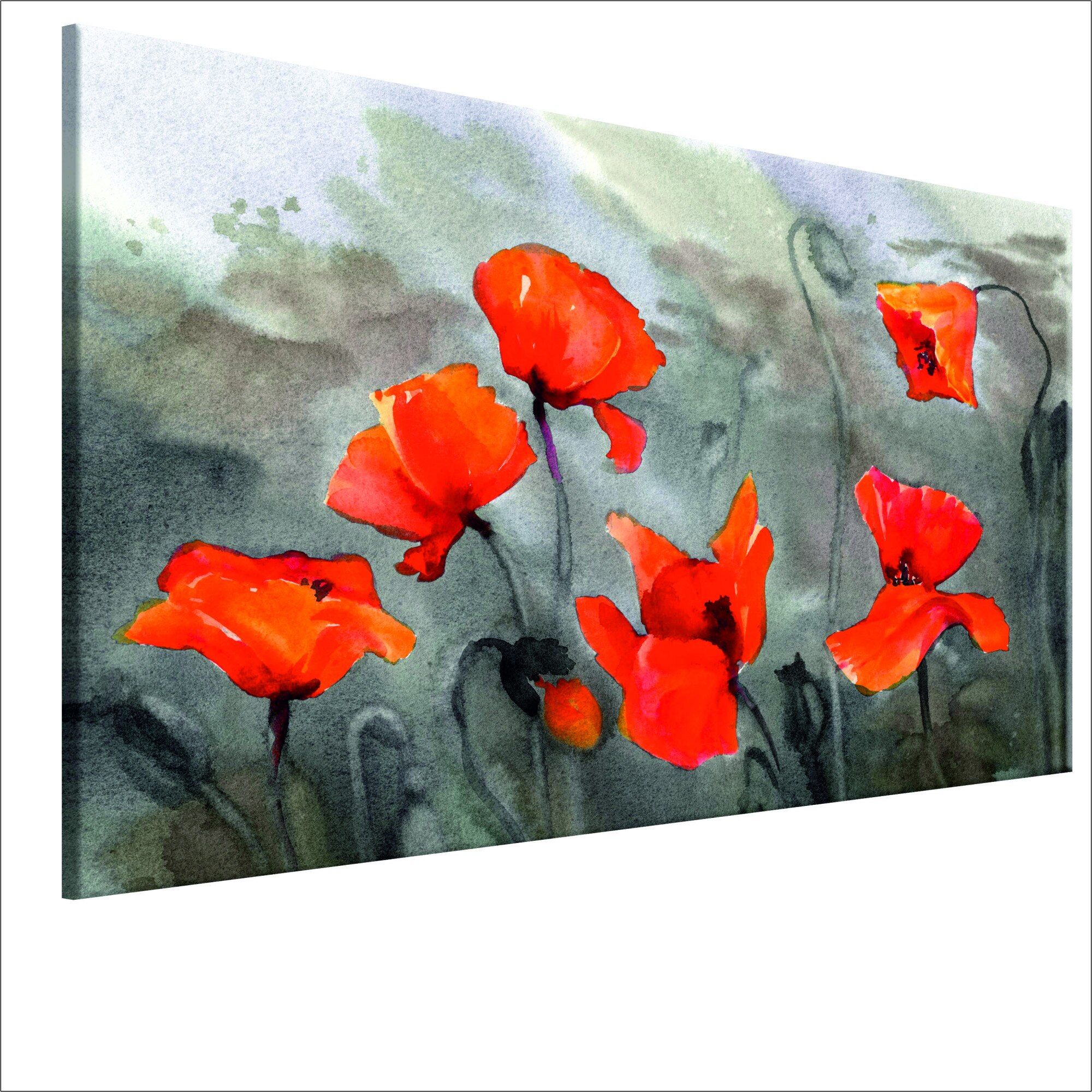 Tablou canvas - Floare acuarela - 120 x 80 cm