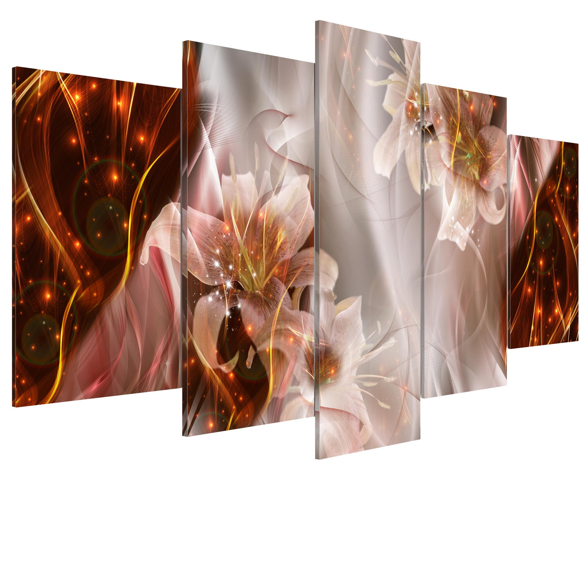 Tablou canvas 5 piese - Furtuna Stelara - 200 x 100 cm