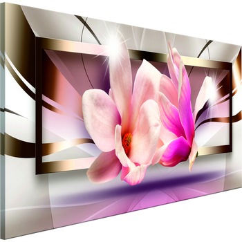 Tablou canvas - Flori In afara cadrului Ingust - 135 x 45 cm