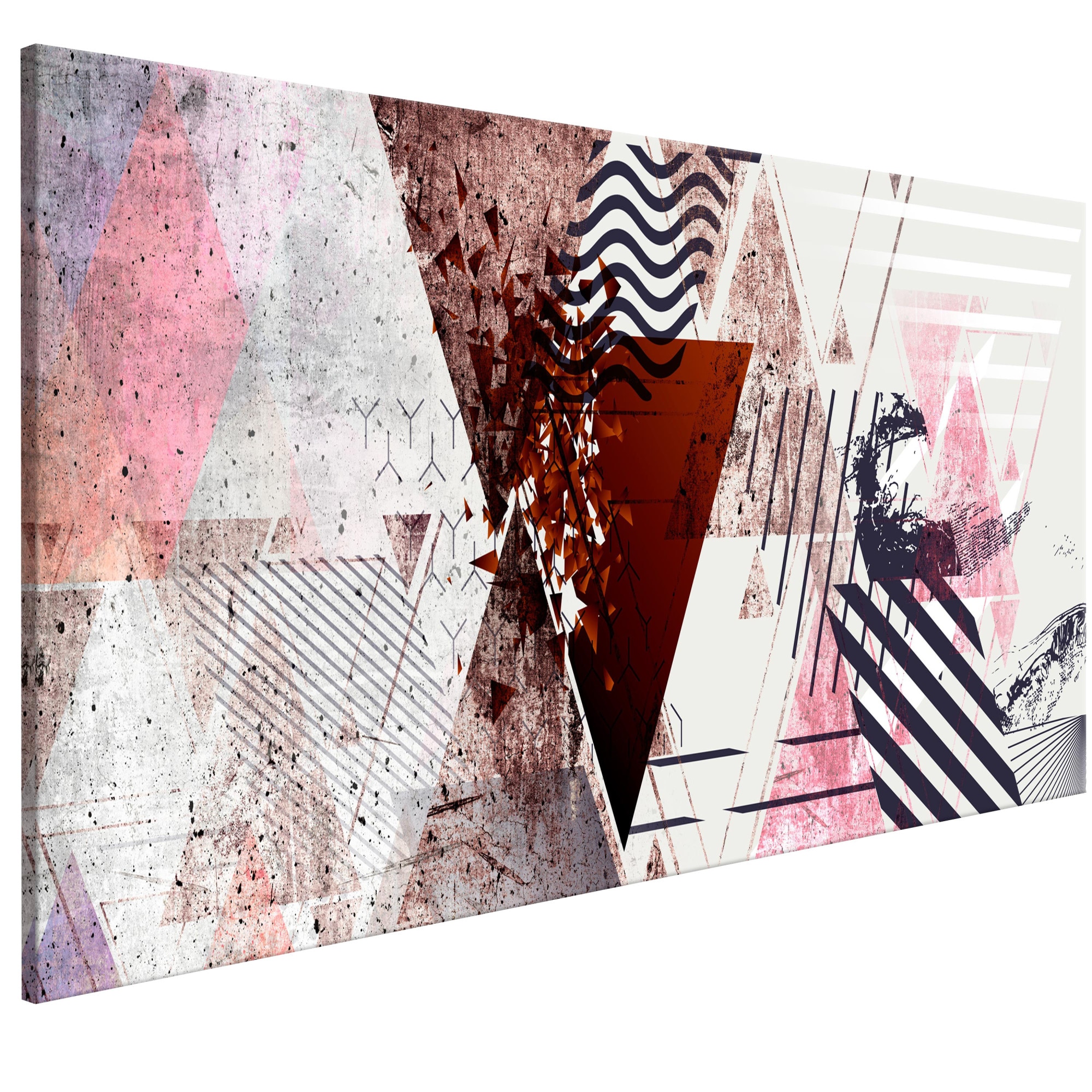 Tablou canvas - Fundal geometric Ingust - 150 x 50 cm