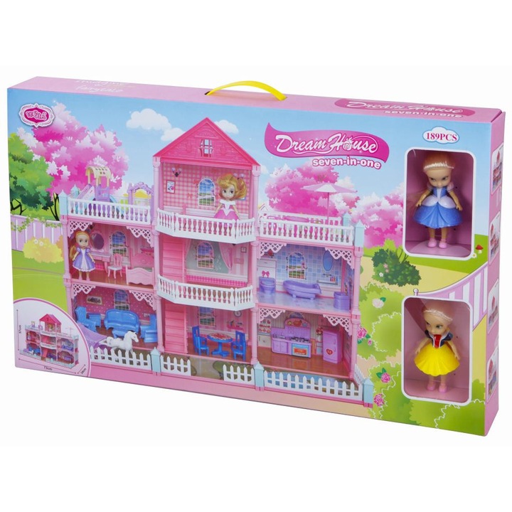 MTS 5654198 Emeletes babaház - 73 x 34 x 57 cm