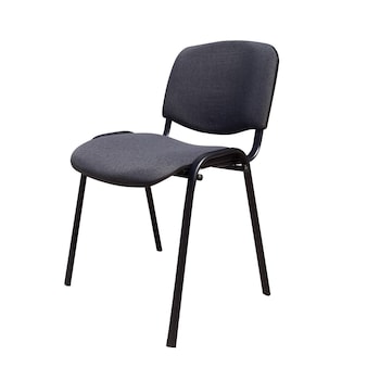 Scaun vizitator MF ISO BLACK, Gri inchis stofa cagliari Scaun vizitator MF ISO BLACK, Gri inchis stofa cagliari