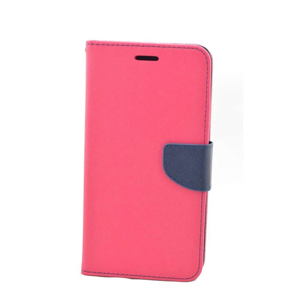 Husa piele Samsung Galaxy A8 A800,Fancy, roz