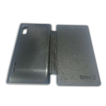 Flip Cover LG Optimus L5, Neagra Flip Cover LG Optimus L5, Neagra