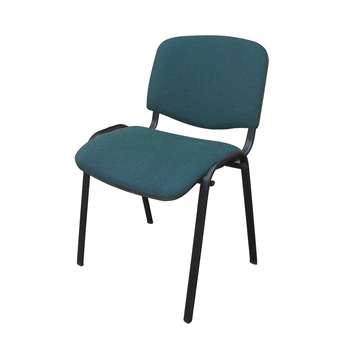 Scaun vizitator MF ISO BLACK, Negru-verde stofa cagliari Scaun vizitator MF ISO BLACK, Negru-verde stofa cagliari