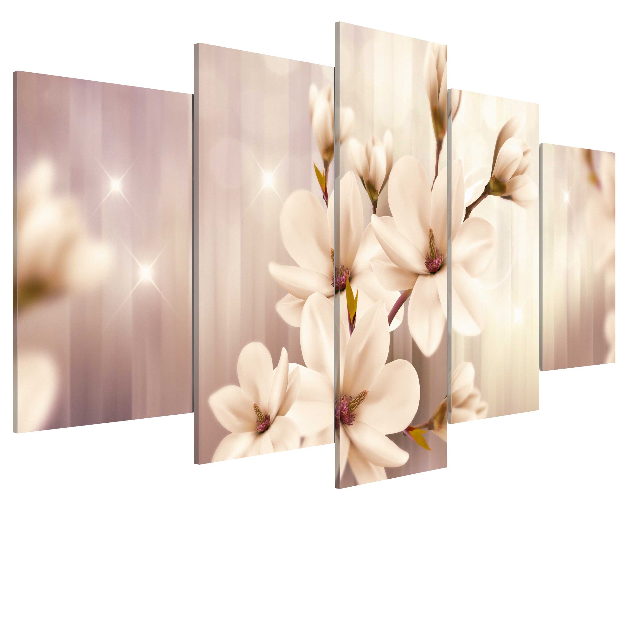 Tablou canvas 5 piese - Gradina Blaze - 200 x 100 cm