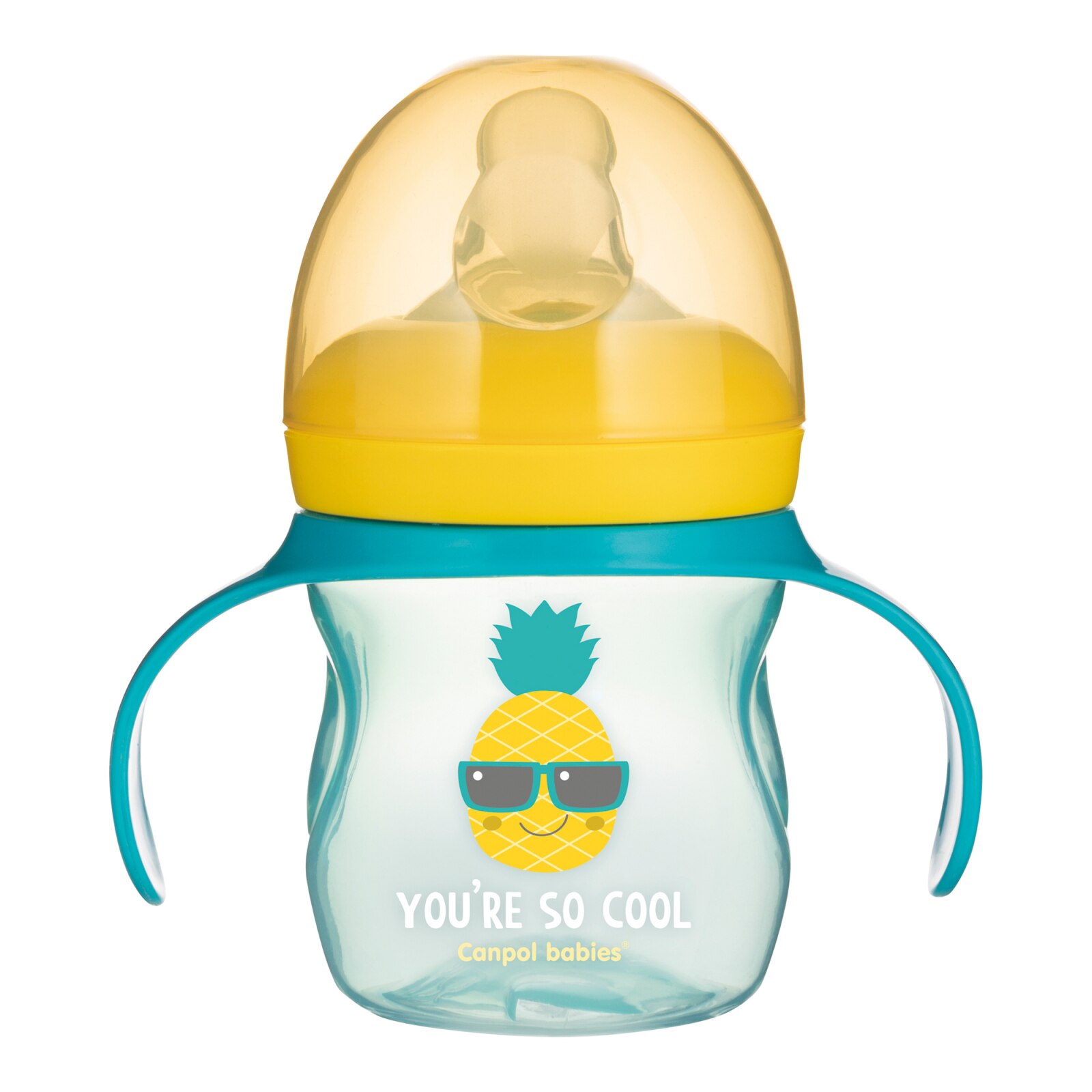 Canita antrenament „So Cool“, Canpol babies®, 150 ml, galben