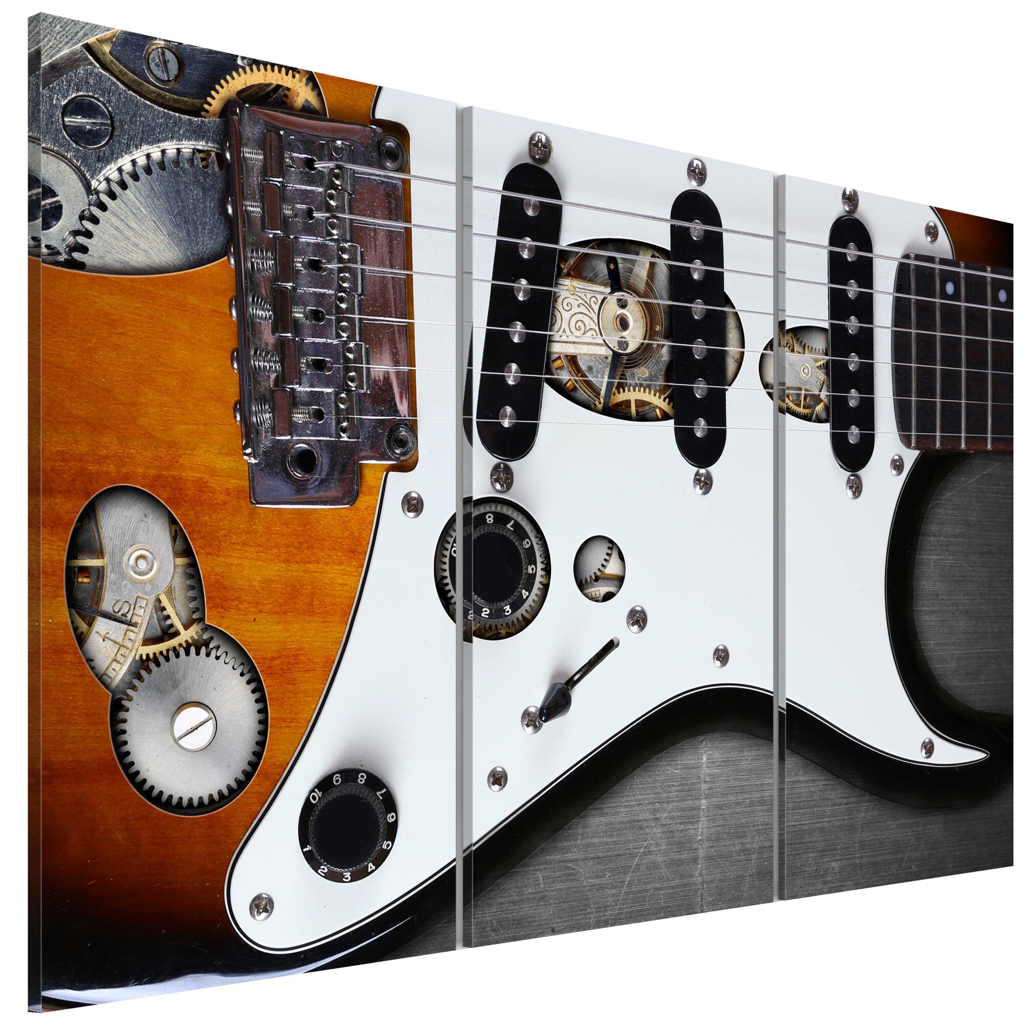 Tablou canvas 3 piese - Erou de chitara - 90 x 60 cm