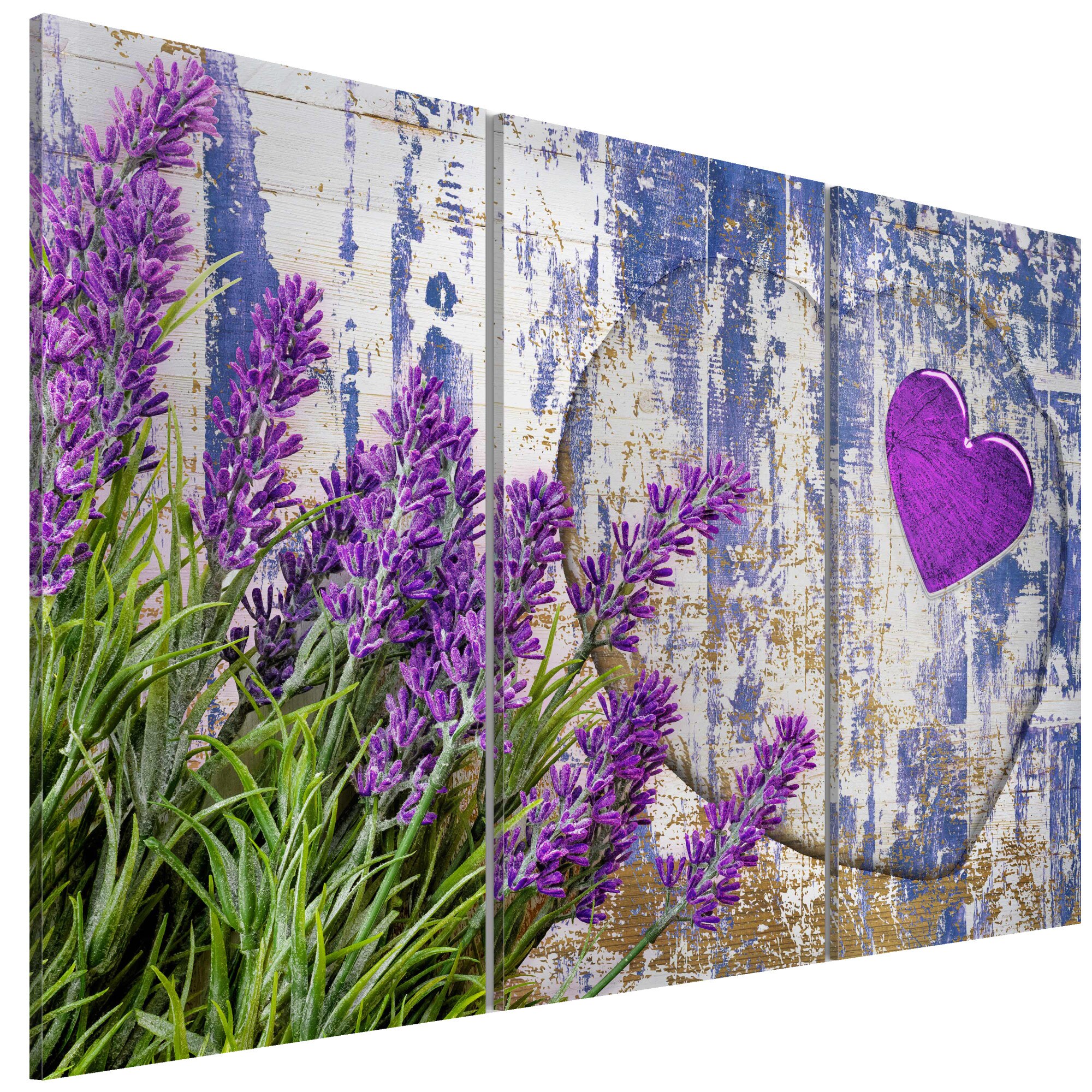 Tablou canvas 3 piese - Iubirea avocatului - 90 x 60 cm