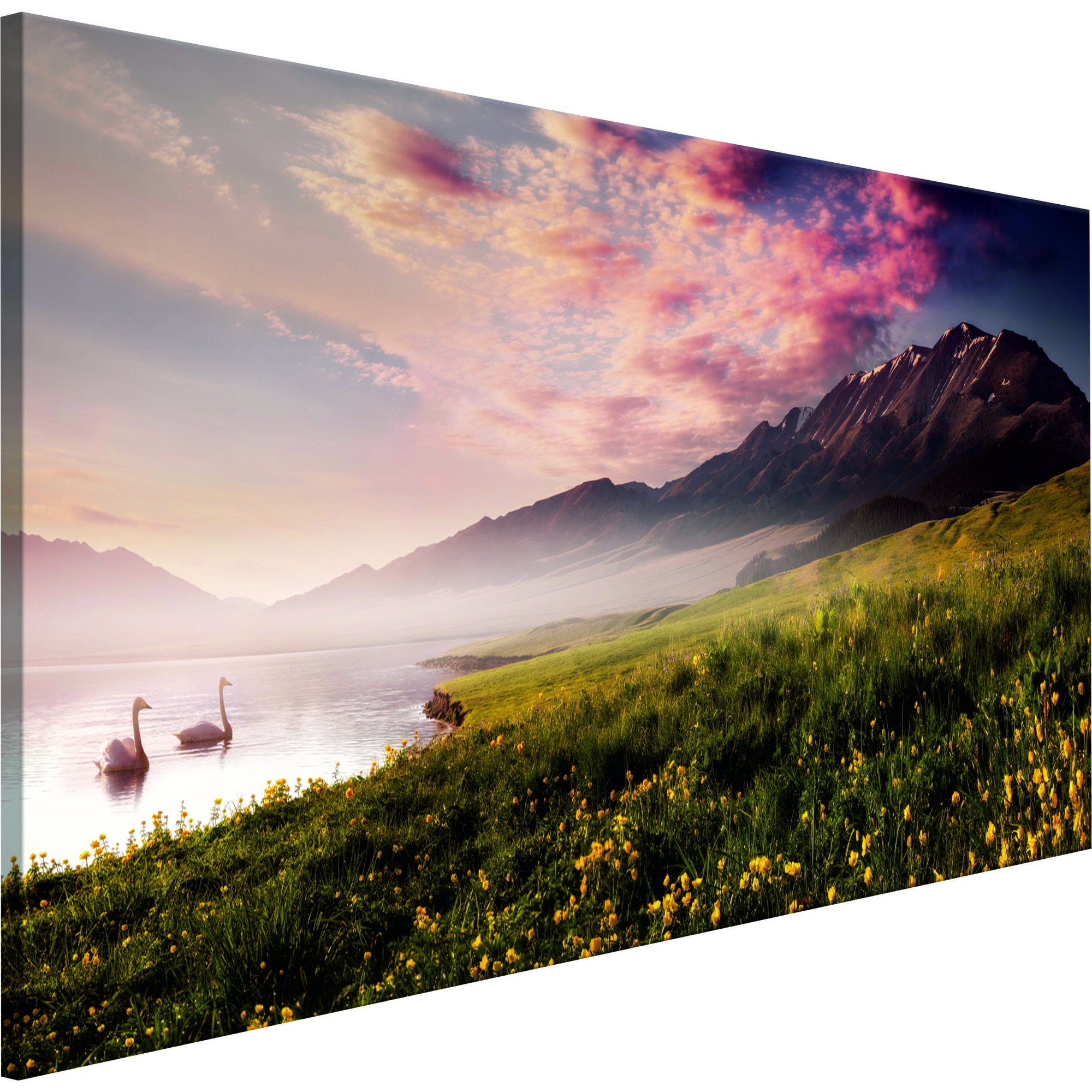 Tablou canvas - Sayram Lacul Ingust - 150 x 50 cm