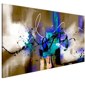 Tablou canvas - Serpentine nebune maroniu Ingust - 150 x 50 cm Tablou canvas - Serpentine nebune maroniu Ingust - 150 x 50 cm