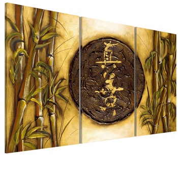 Tablou canvas 3 piese - Simbolul oriental - 90 x 60 cm Tablou canvas 3 piese - Simbolul oriental - 90 x 60 cm