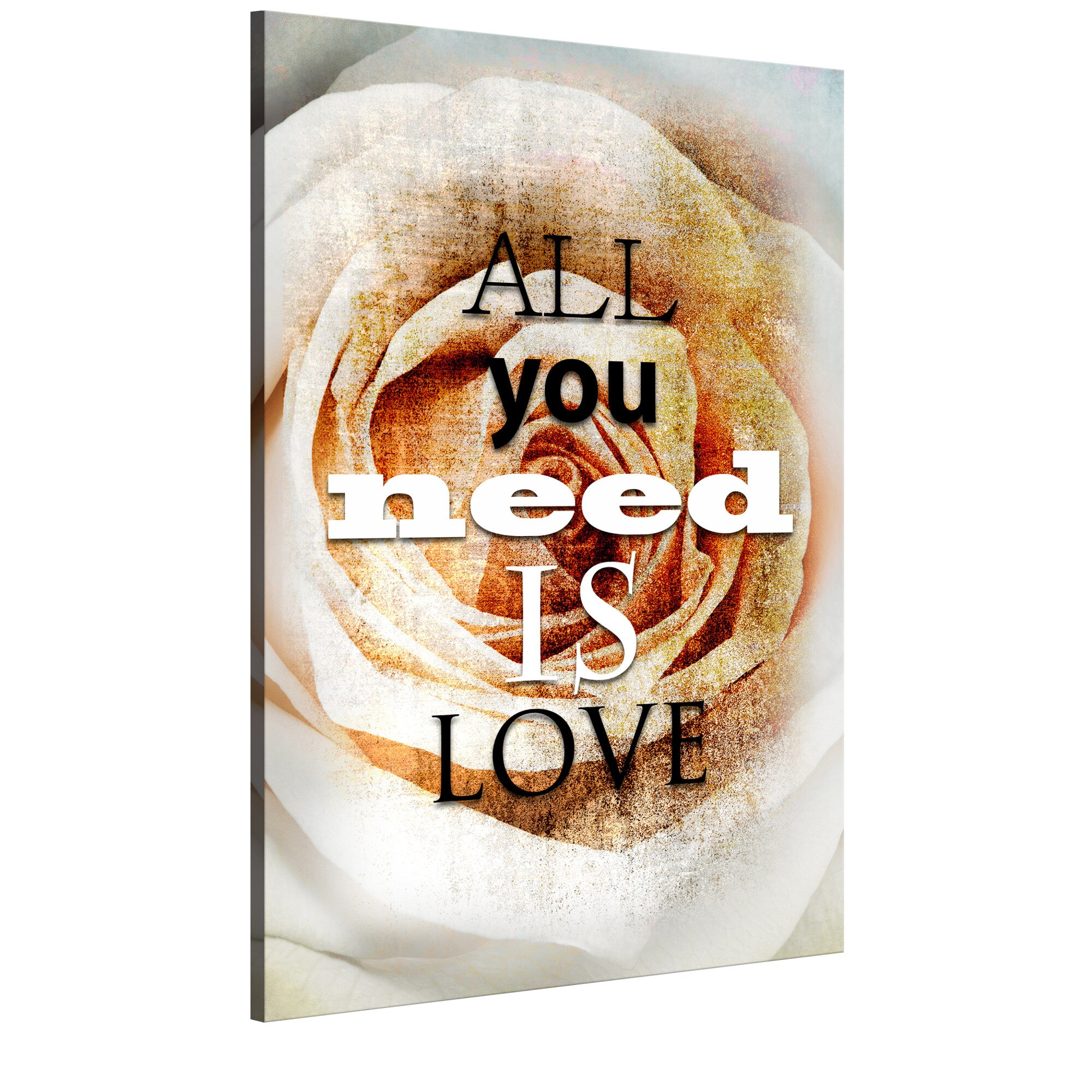 Tablou canvas - Dragoste Rose - 80 x 120 cm