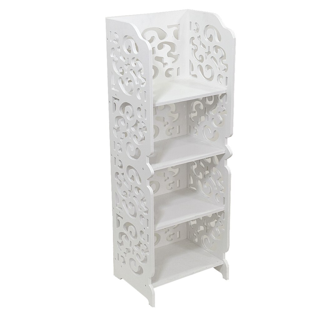 Etajera Accent 110270, 4 nivele, Alb, 28x22x80 cm