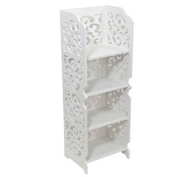 Etajera Accent 110270, 4 nivele, Alb, 28x22x80 cm Etajera Accent 110270, 4 nivele, Alb, 28x22x80 cm