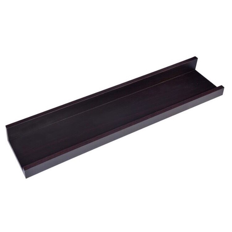 Raft maro inchis pentru perete 48x10x4 cm , ATS , hol , living, dormitor, bucatarie