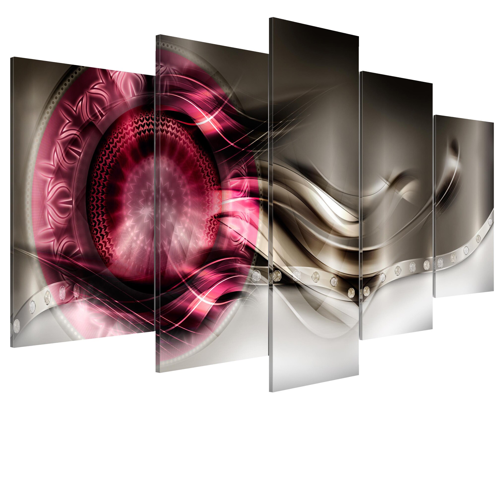 Tablou canvas 5 piese - Sursa puterii - 100 x 50 cm