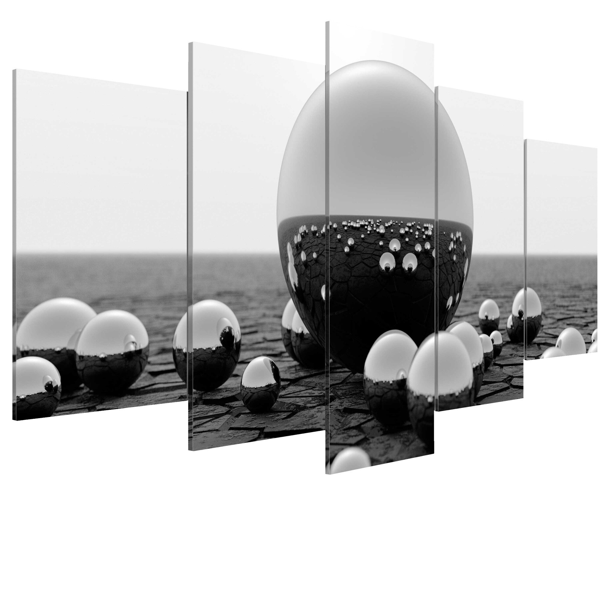 Tablou canvas 5 piese - Urmati Intr-o noua directie - 100 x 50 cm