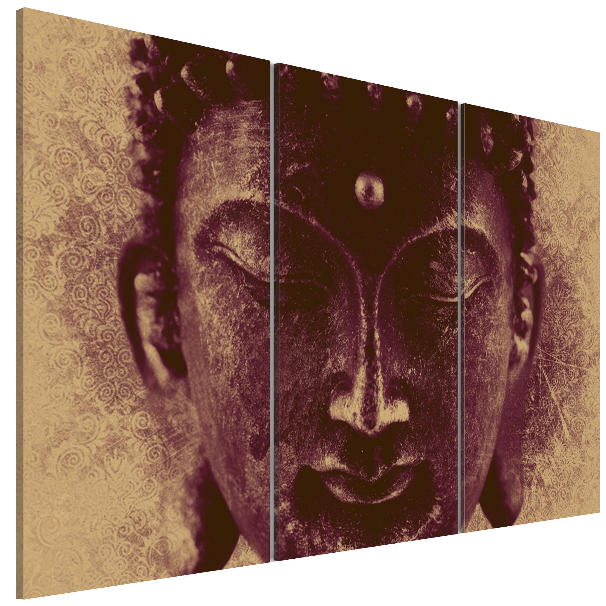 Tablou canvas 3 piese - Fata de Buddha - 90 x 60 cm