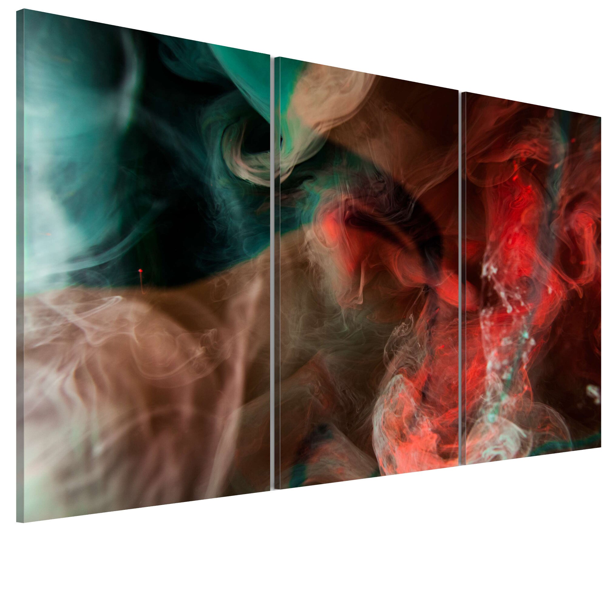Tablou canvas 3 piese - Culorile In deriva - 90 x 60 cm