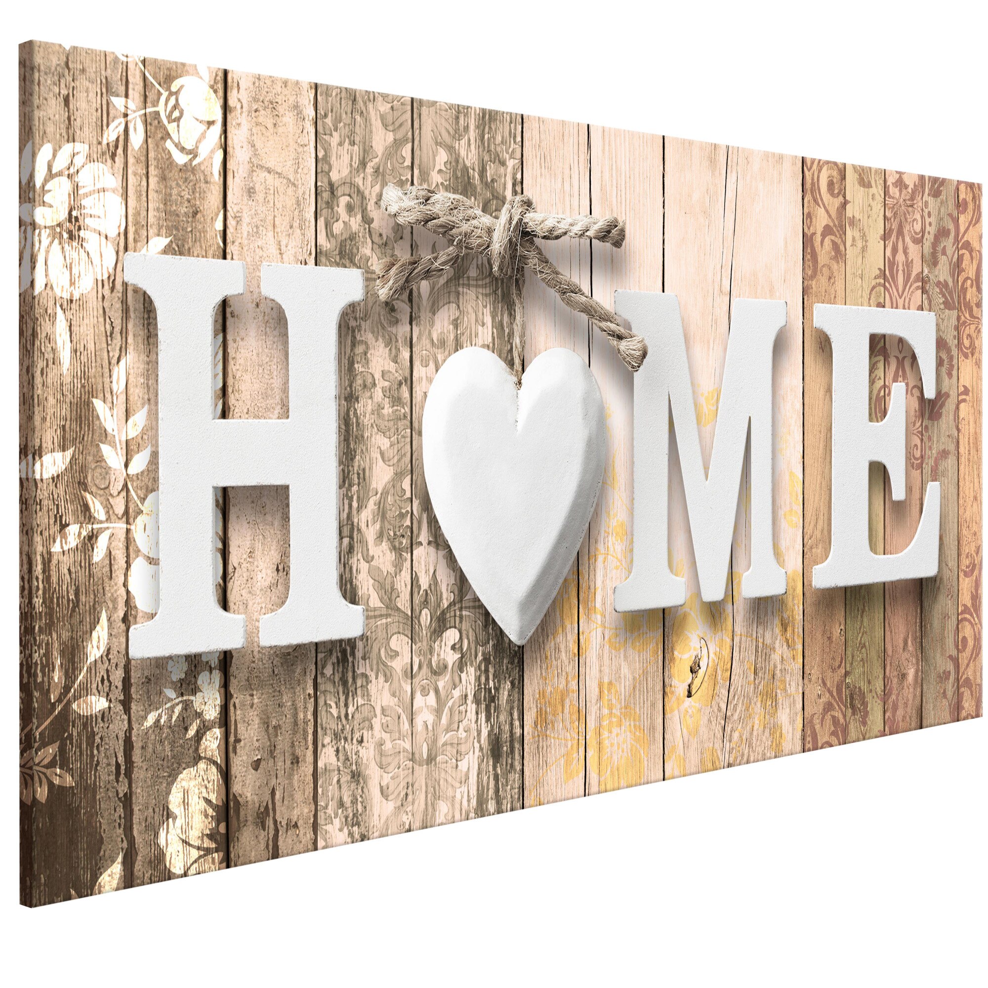 Tablou canvas - Miros de acasa Beige Wide - 100 x 45 cm