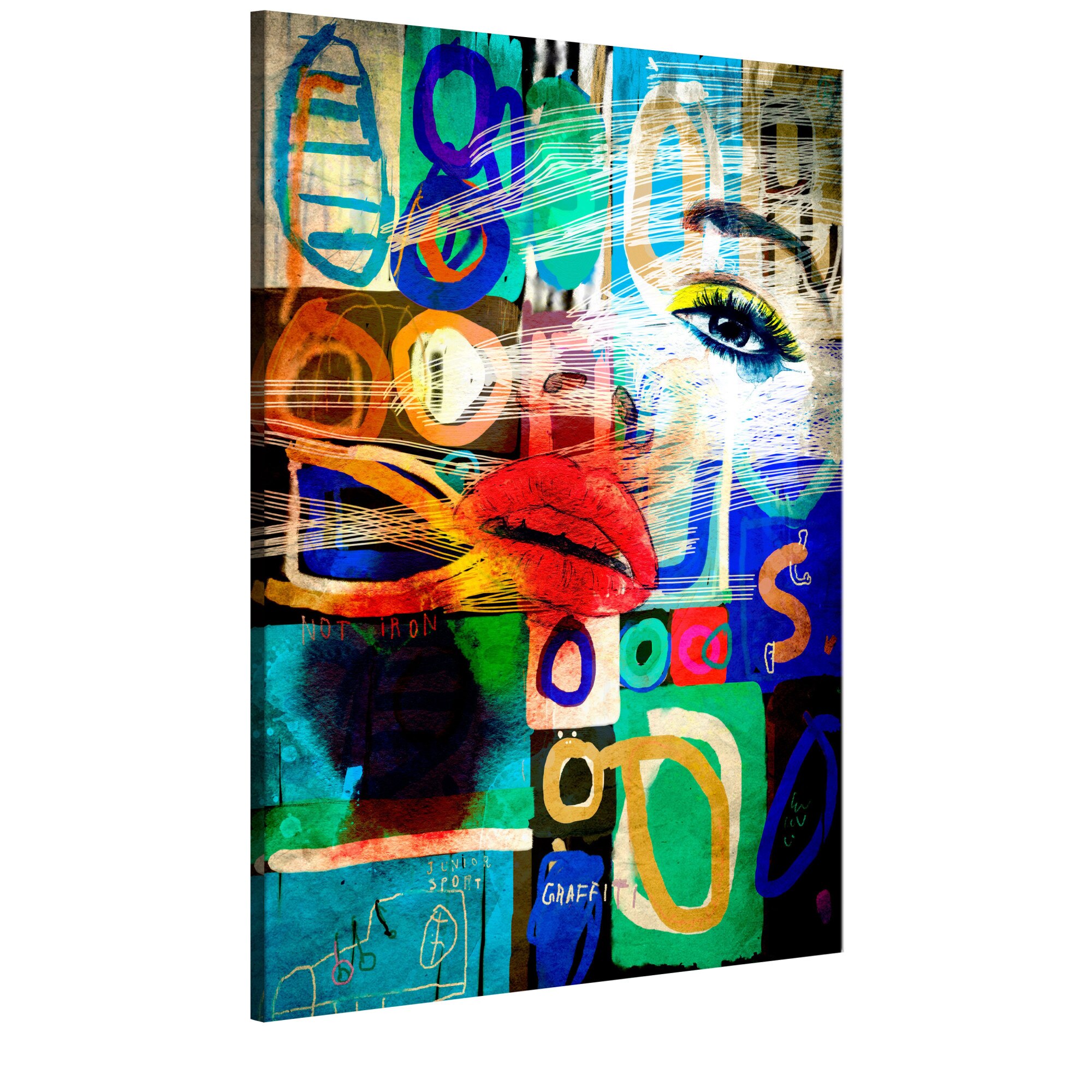 Tablou canvas - Sarutul modernitatii - 80 x 120 cm
