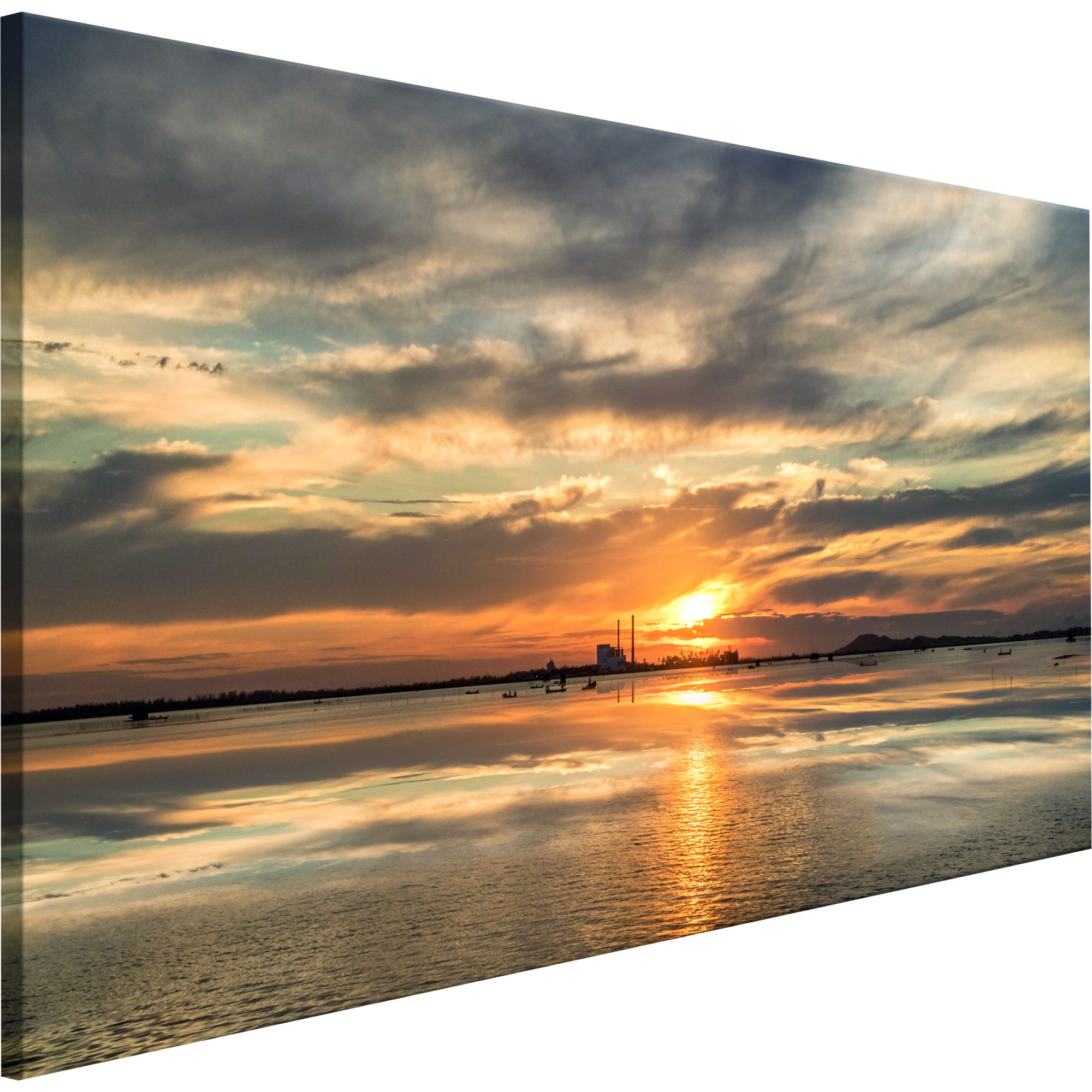 Tablou canvas - Seara Ingusta Ingusta - 135 x 45 cm