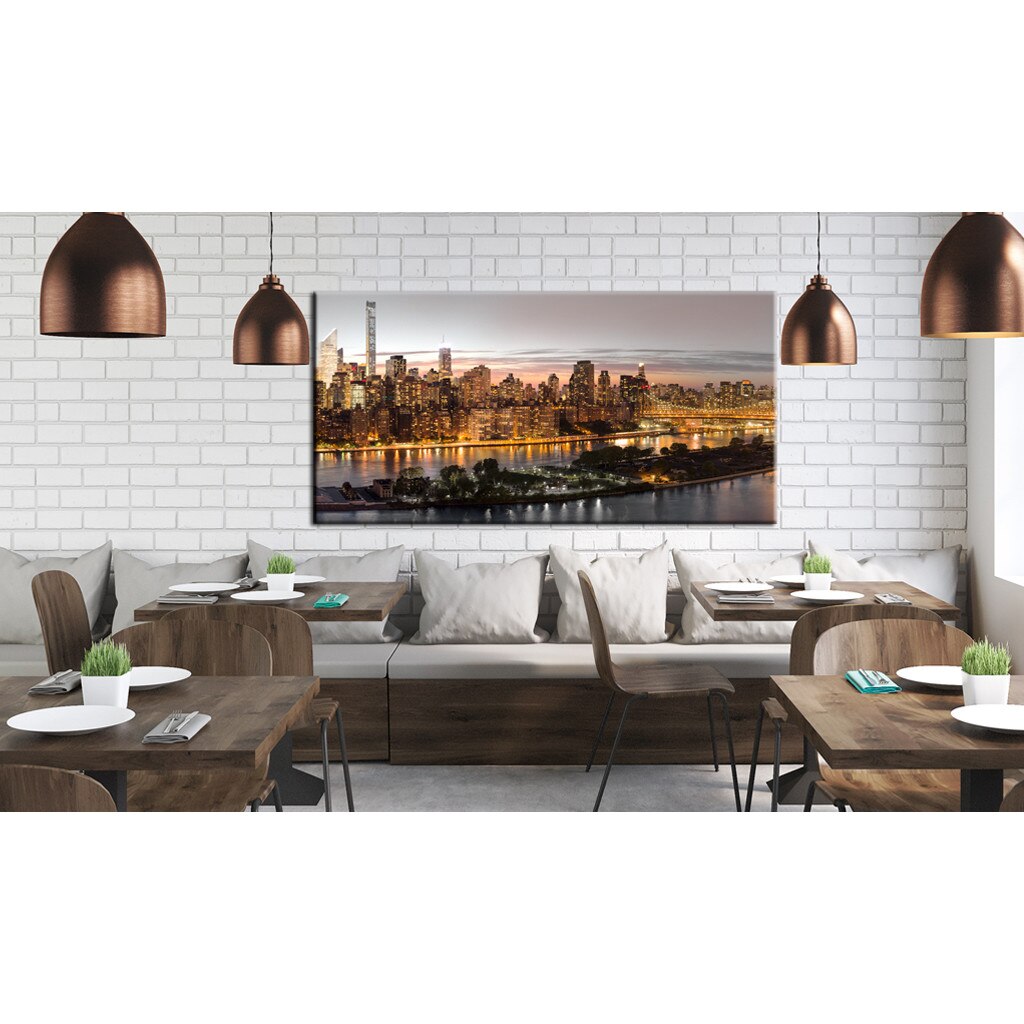 Tablou canvas - Seara Manhattan - 120 x 60 cm