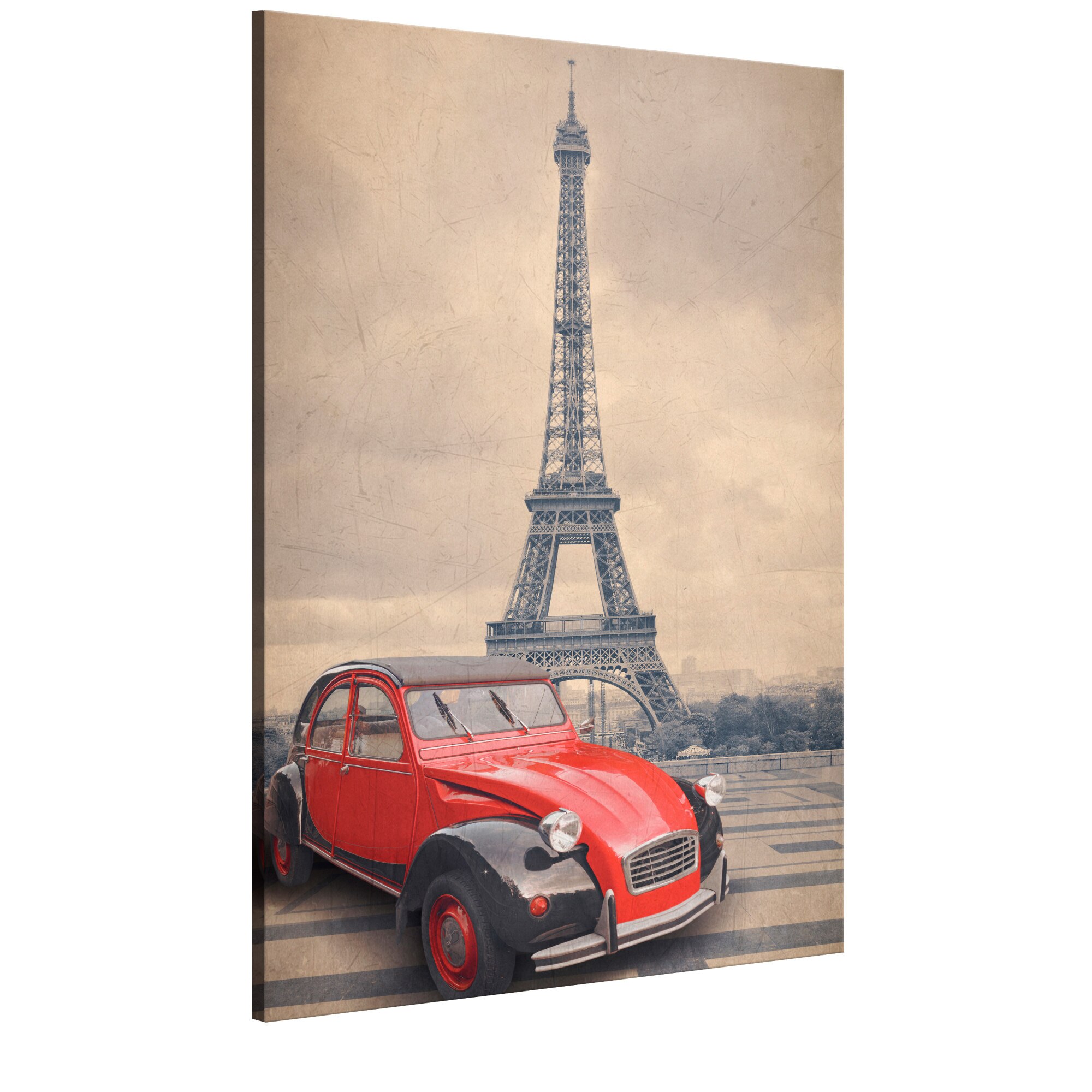 Tablou canvas - Retro Paris - 80 x 120 cm