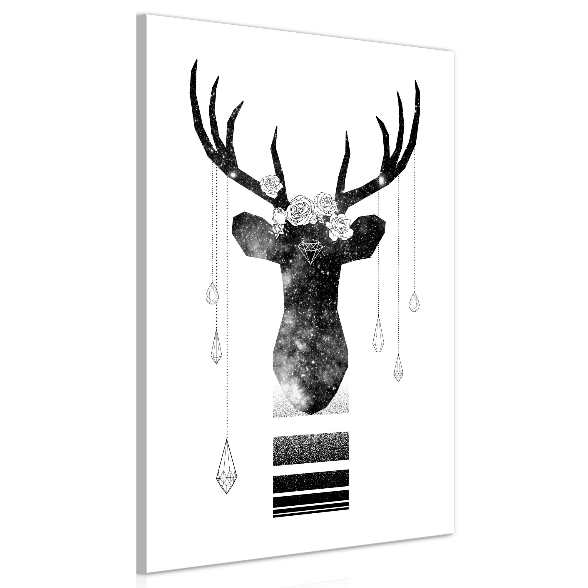 Tablou canvas - Respectivele Antlers verticale - 40 x 60 cm