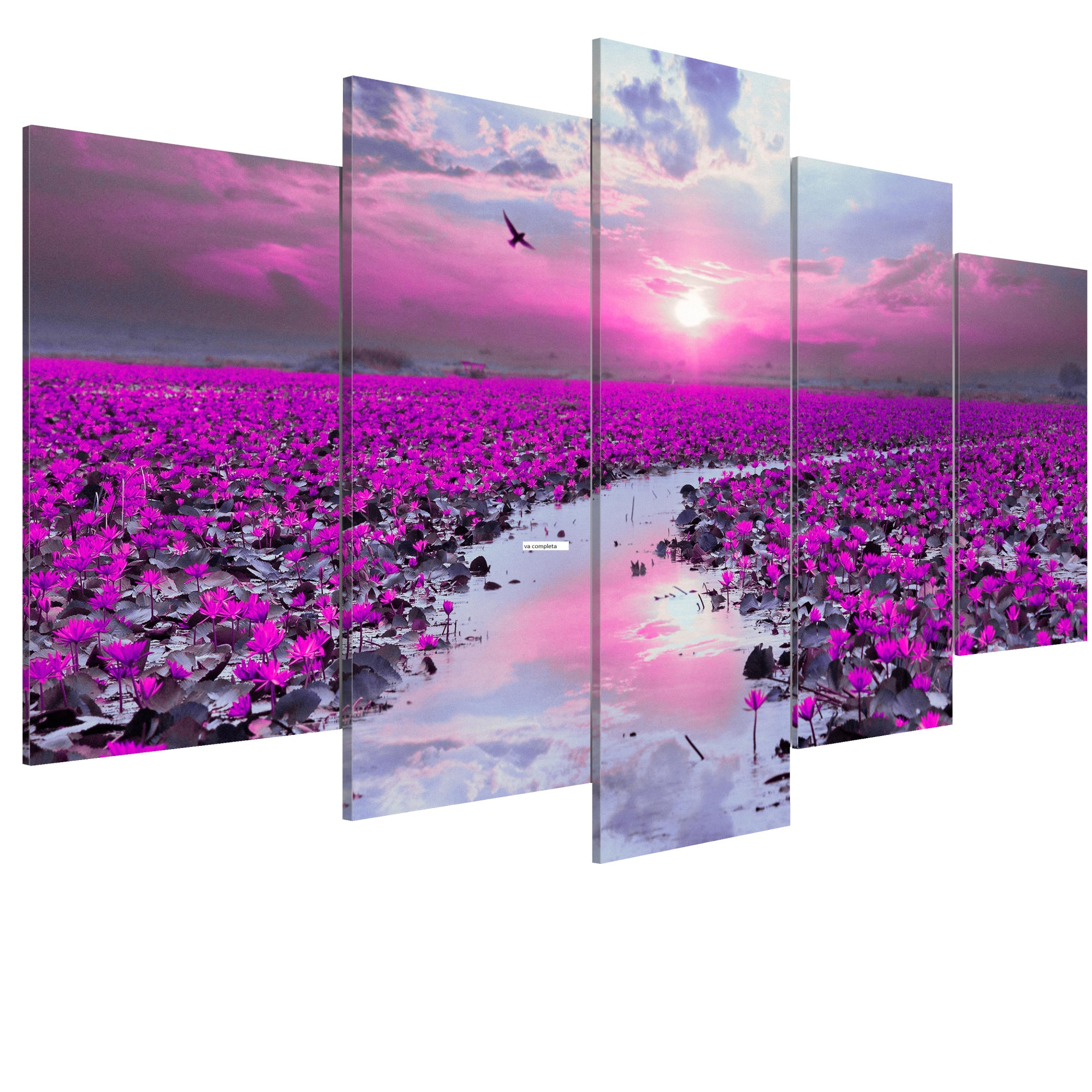 Tablou canvas 5 piese - Raul Magiei - 200 x 100 cm