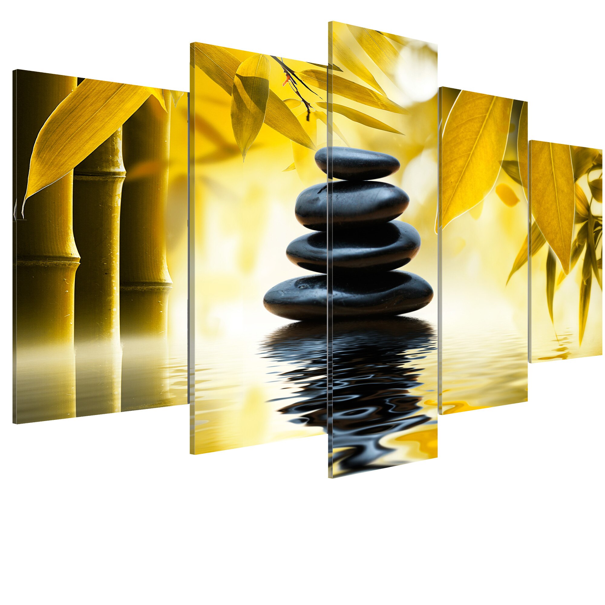 Tablou canvas 5 piese - Relaxare Sofrana - 100 x 50 cm