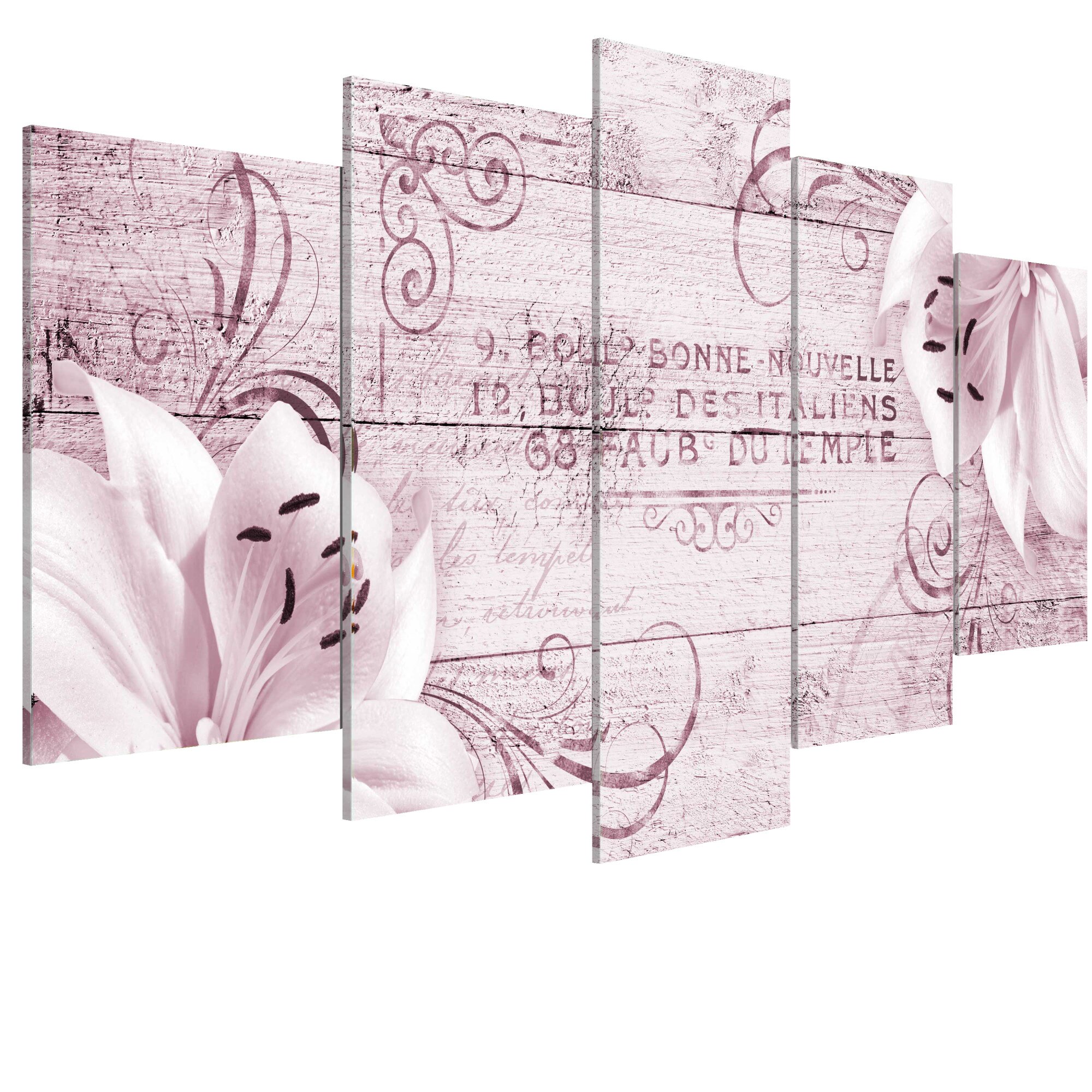Tablou canvas 5 piese - Crini spalatori - 100 x 50 cm