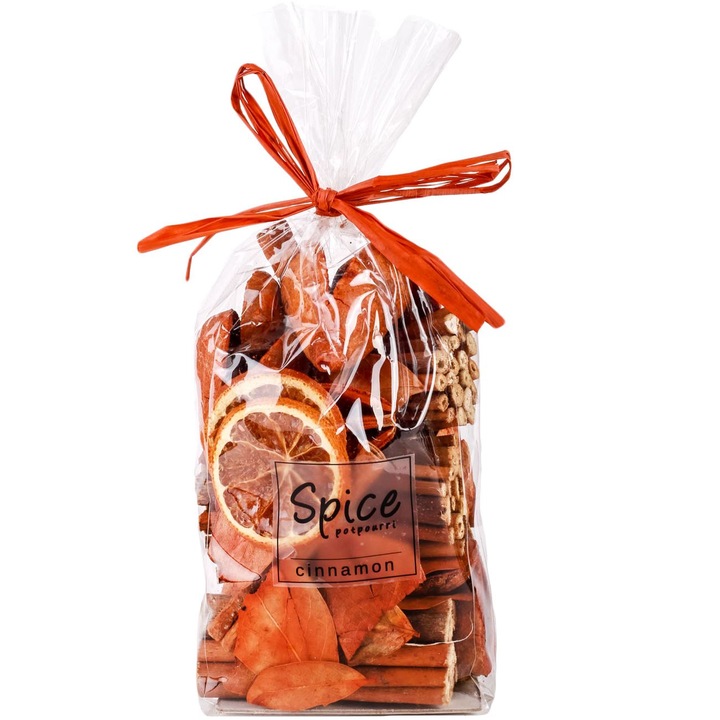 Potpourri Decorativ de Craciun Shopiens®, cu Fructe Uscate, 140 g