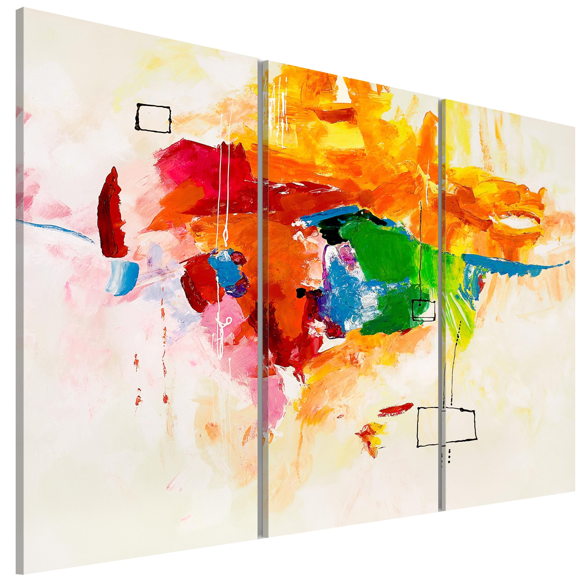 Tablou canvas 3 piese - Papagalul - 90 x 60 cm