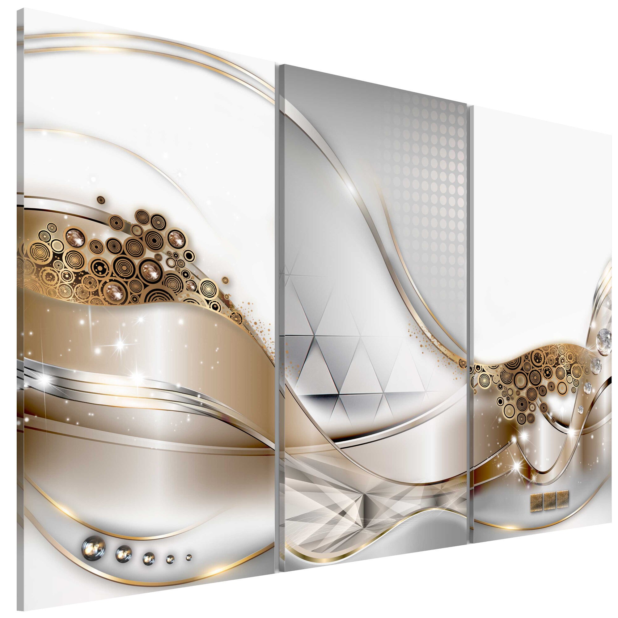 Tablou canvas 3 piese - Raul simetriei - 90 x 60 cm