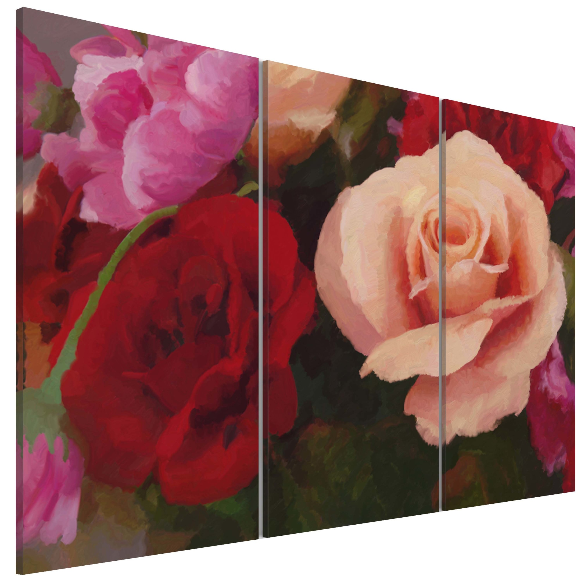 Tablou canvas 3 piese - Perfect In fiecare centimetru - 90 x 60 cm