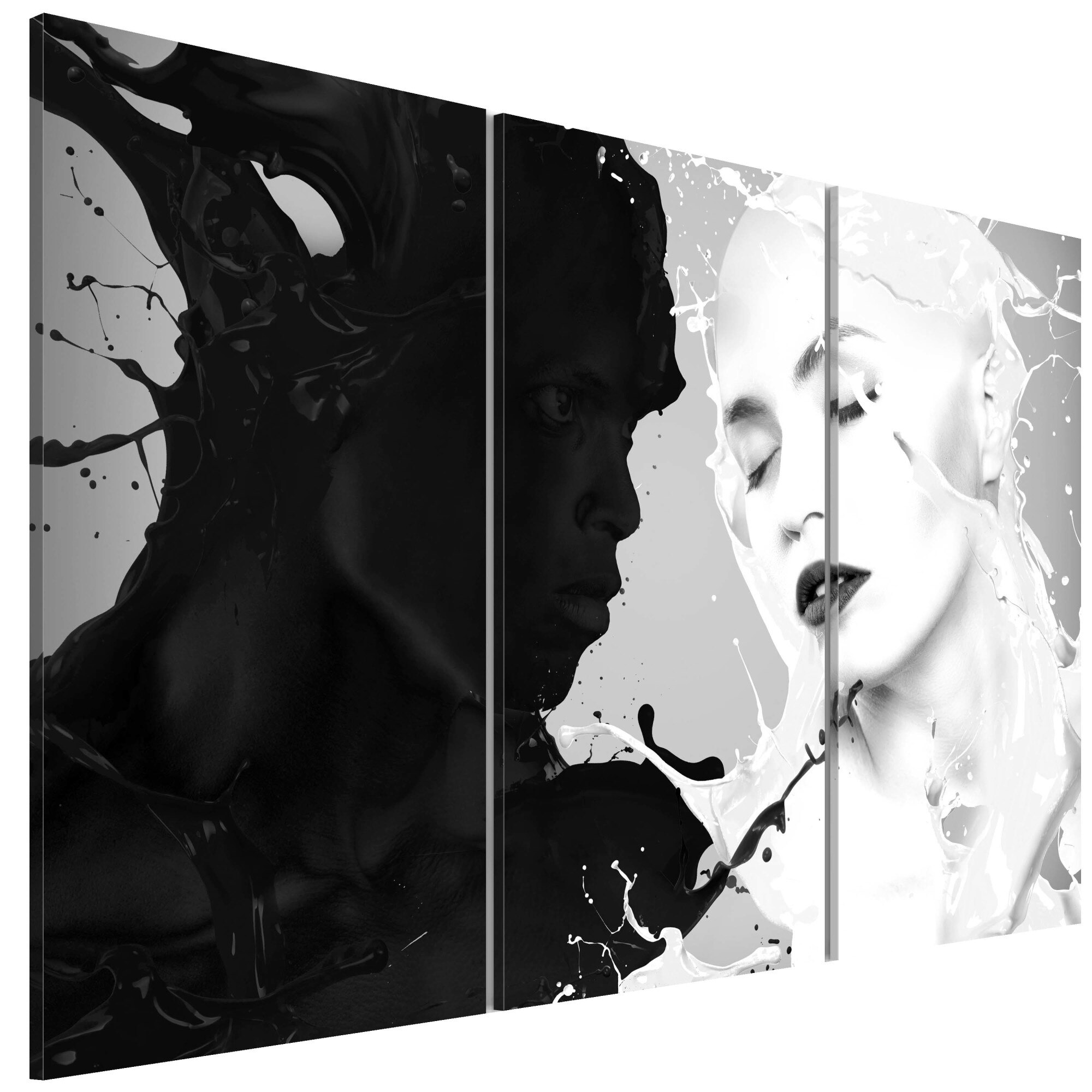 Tablou canvas 3 piese - Paradoxul sentimentelor - 90 x 60 cm