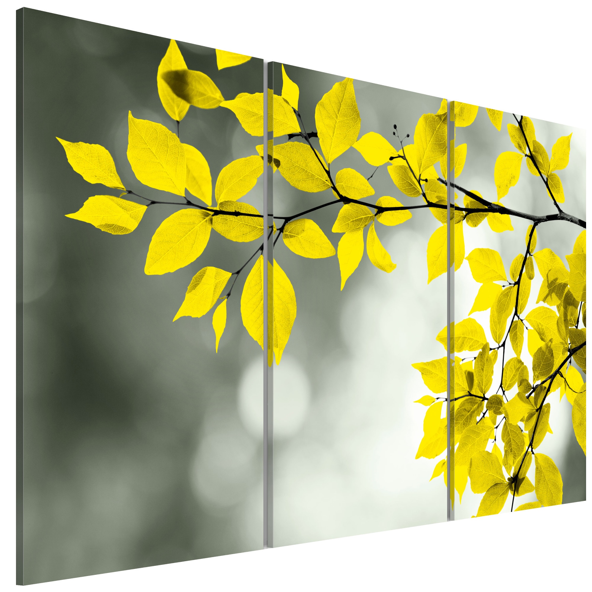 Tablou canvas 3 piese - Pinten de aur - 90 x 60 cm