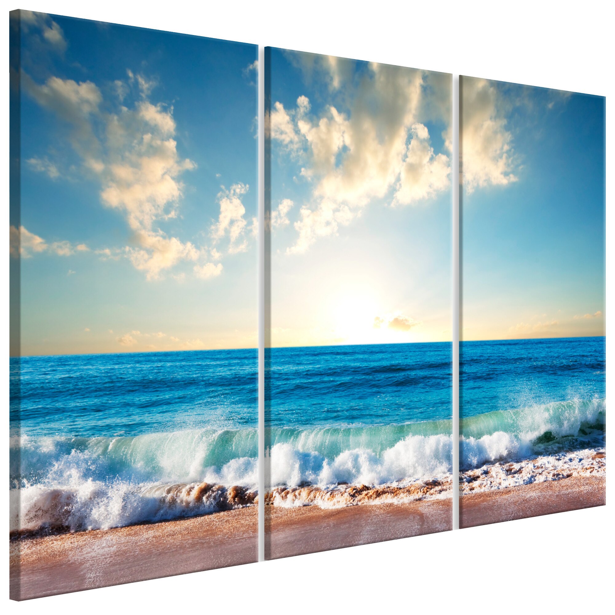 Tablou canvas 3 piese - Ultima vacanta - 90 x 60 cm